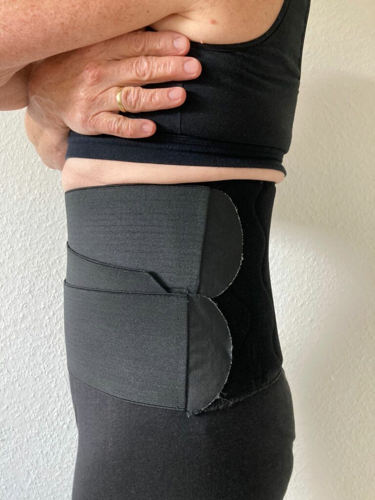 Splint angelegt von der Seite